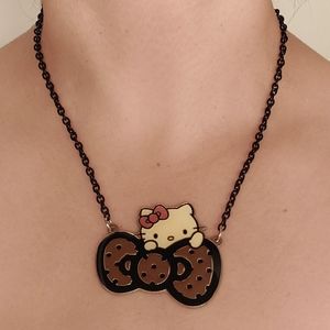 Sanrio Vintage 75' 09' Enamel Hello Kitty Adjustable Necklace